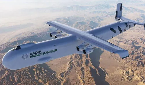 Diseñado por la empresa energética Radia, WindRunner surgió como una solución ante los desafíos logísticos. Foto: Radia.