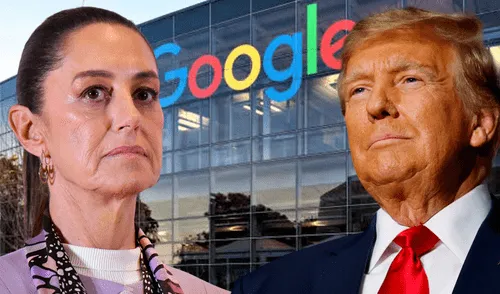 Sheinbaum aseveró que, a pesar de ser una empresa privada, Google se ha convertido en una referencia internacional debido a su amplio alcance. Foto: Composición LR.