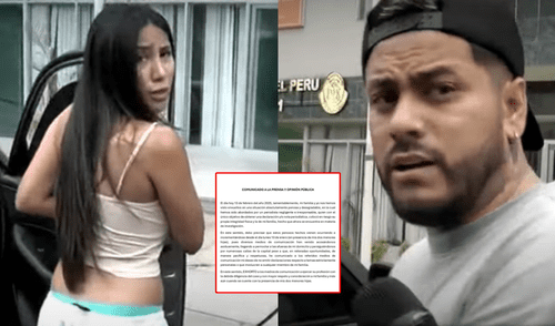 Bryan Torres y Samahara Lobatón emitieron un comunicado