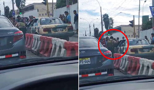 Transeúntes trataron de ayudar a colectivero en el Rímac. Foto: composición LR Disparan contra colectivero en el Rímac