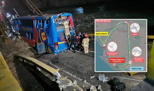 Fatal colapso de puente de Chancay: Norvial anuncia plan de desvío vehicular en la Panamericana Norte