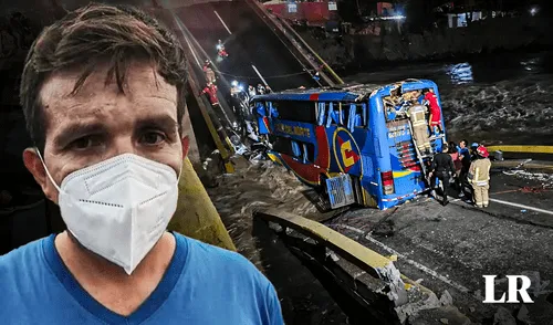 Sobreviviente de caída de bus al río Chancay relata momentos de angustia: "Perdí la consciencia, parecía un despiste"