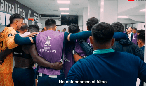 Emotivo discurso de Alianza Lima previo a la clasificación en Copa Libertadrores