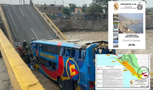 Indeci había advertido peligro en puente de Chancay.