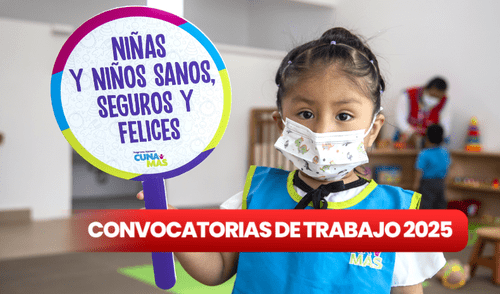 Cuna Más ha lanzado nuevas ofertas de trabajo para el año 2025. Foto: Composición LR/Difusión