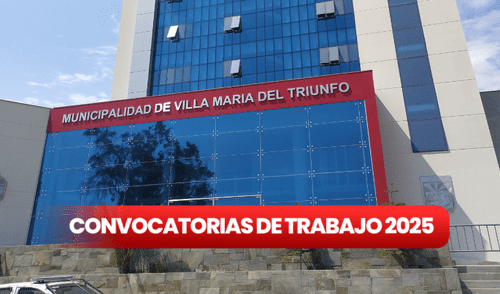 La Municipalidad de Villa María del Triunfo abre convocatoria de trabajo para 2025. Foto: Composición LR/Difusión