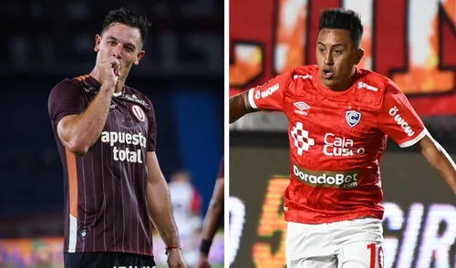 Diego Churín se perfila como titular, mientras que Christian Cueva sería suplente. Foto: composición de LR/Universitario/Cienciano Diego Churín se perfila como titular, mientras que Christian Cueva sería suplente. Foto: composición de LR/Universitario/Cienciano