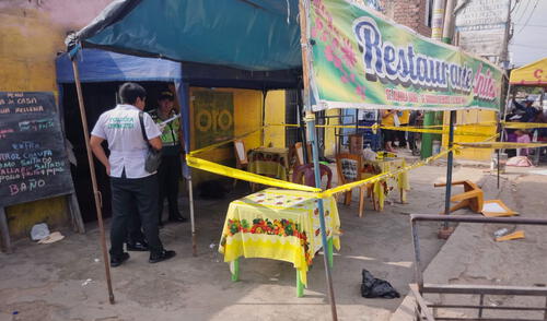 Mujer asesinada a balazos frente al penal en San Juan de Lurigancho