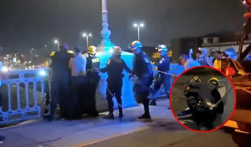 Brigada de Rescate de Lima salva la vida de hombre en puente Trujillo