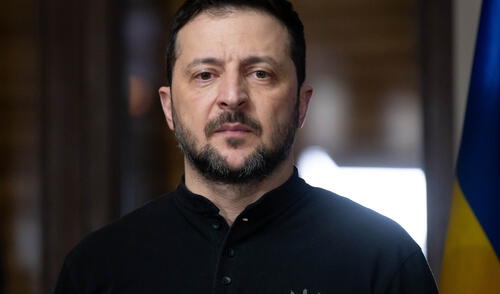 Zelensky dijo que no estaba contento de que Trump se haya comunicado primero con Putin. Foto: AFP Zelensky dijo que no estaba contento de que Trump se haya comunicado primero con Putin.