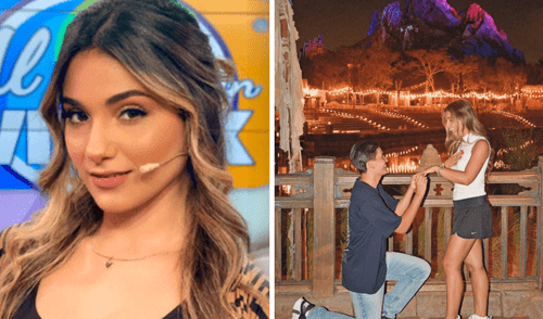 Andrea Arana, conductora de Willax, anunció su compromiso con Félix Lindo. Foto: Composición LR/Instagram/Willax Andrea Arana, conductora de Willax, anunció su compromiso con Félix Lindo