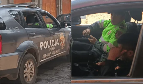 Policía que no se presentó a servicio sería duramente sancionado. Foto: Liubomir Fernández - La República Policías en Puno