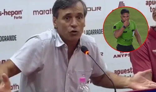 Universitario tiene 4 puntos tras 2 fechas jugadas en el Torneo Apertura 2025. Foto: composición LR/captura de GOLPERU Fabián Bustos criticó el arbitraje en el Universitario vs Cienciano