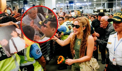 La llegada de Shakira a Perú fue en la madrugada de este 15 de febrero.