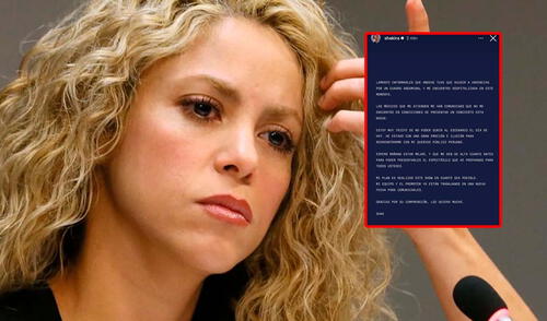 Shakira se encuentra internada de emergencia.