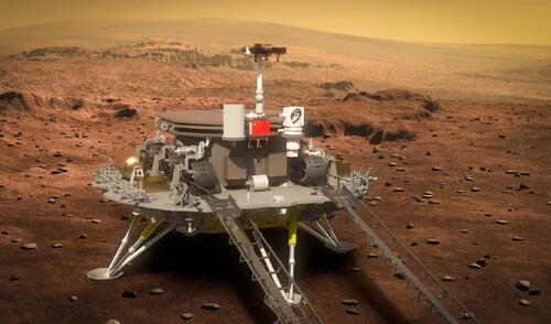 Zhurong, el rover chino que encontró evidencia de un océano en Marte que existió hace más de 3.600 millones de años