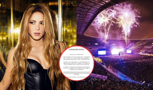 Masterlive emite comunicado sobre los conciertos de Shakira. Foto: Facebook