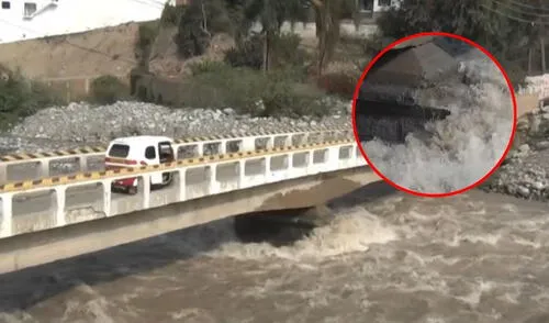 Vecinos de Chosica y Santa Eulalia alertan sobre puentes en mal estado tras intensas lluvias.