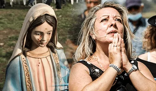 La sangre hallada en la estatua es humana, femenina y coincide con el perfil genético de Cardia, según análisis. Foto: Composición LR/ABC/Gazzettino.