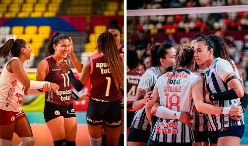 Universitario y Alianza Lima son favoritos en el octagonal final. Foto: composición LR/Universitario Vóley/Alianza Lima Vóley/X