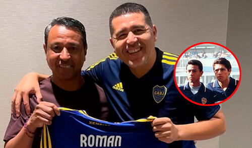 Juan Román Riquelme aprovechó su visita a Lima para reencontrarse con Nolberto Solano. Foto: composición LR/Nolberto Solano/Instagram