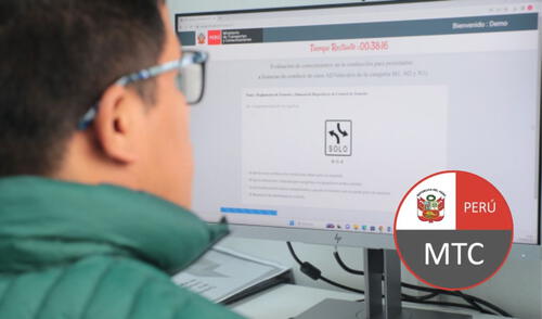 La plataforma que brinda el acceso al simulacro del examen teórico de la licenci de conducir es 100% gratuito. Foto: MTC/Andina/LR