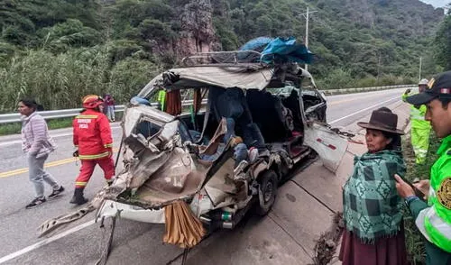 Accidente se registró en la carretera del sector Paty Cruz en el distrito de Pichirhua, Abancay