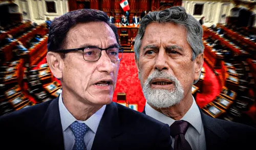 Congreso no da tregua con la persecución contra Martín Vizcarra y Francisco Sagasti. Composición: Gerson Cardozo / LR Congreso no da tregua con la persecución contra Martín Vizcarra y Francisco Sagasti.