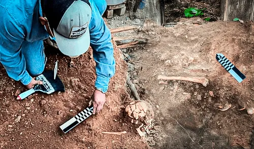Restos humanos hallados en Cajamarca serán estudiados para determinar de quiénes se trata.