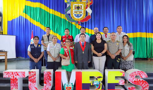Durante la reunión, se discutieron lineamientos para prevenir y gestionar conflictos sociales. Fuente: Difusión. Corte Superior de Justicia de Tumbes realizó reunión del cómite de prevención.