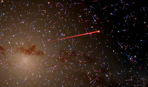 La NASA descubrió una estrella a hipervelocidad, junto a un planeta en órbita. Si se confirma, establecería un récord para el sistema de exoplanetas más rápido conocido.