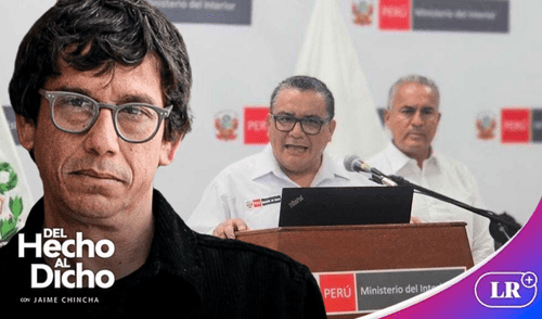 Jaime Chincha criticó la medida del ministro del Interior, Juan José Santiváñez, de contar con un vocero oficial y señaló que es una forma de aferrarse al cargo.