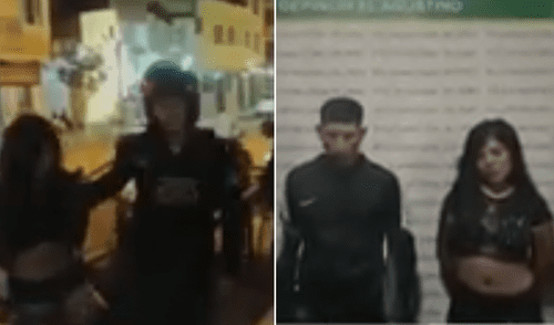 Jóvenes fueron capturados tras una ardua persecución en El Agustino. Foto: Difusión Persecución en el agustino