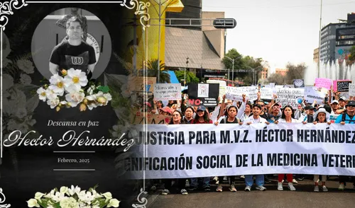 El 18 de febrero, más de 1,500 profesionales marcharon en la Ciudad de México. Foto: Composición LR/Emiliano Molina/América Ascencio.