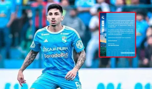 Gustavo Cazzonati llegó a Sporting Cristal en 2024. Foto: composición LR/Sporting Cristal/Xdifusión Cristal confirma lesión de Gustavo Cazonatti