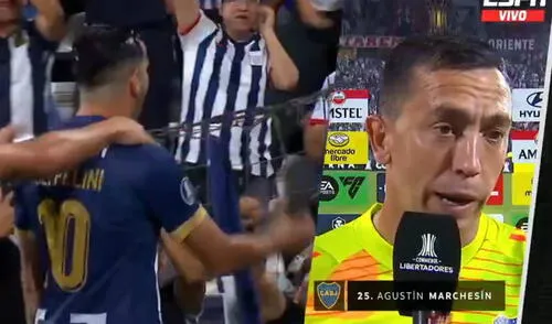 Agustín Marchesín fue una de las figuras de Boca Juniors ante Alianza Lima. Foto: captura/ESPN Agustín Marchesín fue una de las figuras de Boca Juniors ante Alianza Lima.