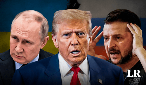 Donald Trump culpó a Ucrania por la guerra con Rusia y anunció que podría reunirse con Vladímir Putin. Foto: composición LR/EFE Donald Trump culpó a Ucrania por la guerra con Rusia y anunció que podría reunirse con Vladímir Putin.