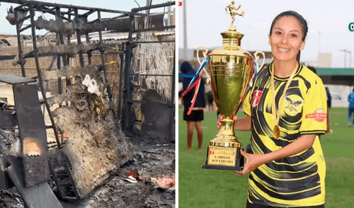 Divpol Chincha señala que el enamorado confesó el crimen. Foto: composición LR Tragedia en Chincha: joven deportista es hallada muerta tras incendio en su vivienda