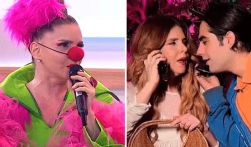 Johanna San Miguel se pronuncia sobre el video que grabó con Stefano Salvini. Foto: Composición LR/América/TikTok Johanna San Miguel se pronuncia sobre el video que grabó con Stefano Salvini.