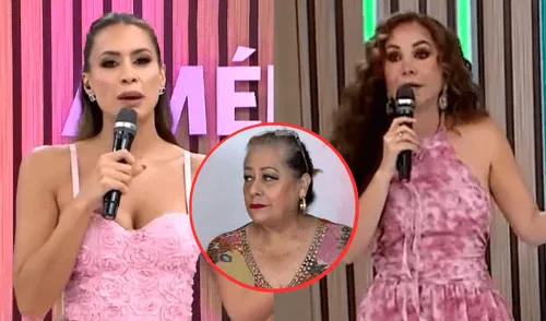 Milett Figueroa tiene tenso momento con Janet Barboza en 'América hoy'. Foto: Composición LR/América Milett Figueroa tiene tenso momento con Janet Barboza en 'América hoy'