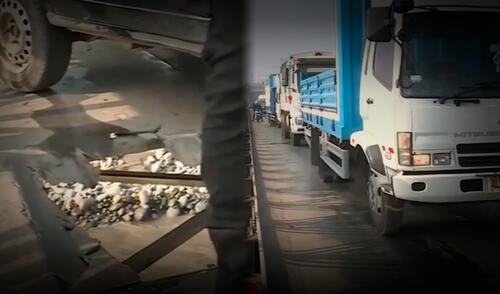 Los forados en el puente Santa Clara ponen en peligro a todos los conductores que transitan por la zona a diario. Foto: Composición LR