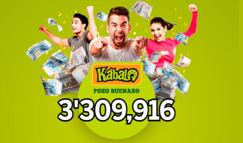 Descubre los números ganadores del sorteo de La Kábala con un Pozo Buenazo de S/3.309.916 en juego. Foto: Intralot Resultados de la Kábala