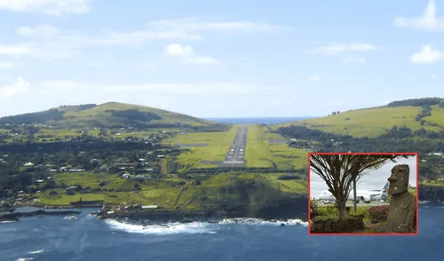 Este aeropuerto se encuentra en la Isla de Pascua de Chile. Foto: composición LR/Viajando por viajar/Consejos de Políticas de Infraestructura Este aeropuerto se encuentra en la Isla de Pascua de Chile. Foto: composición LR/Viajando por viajar/Consejos de Políticas de Infraestructura