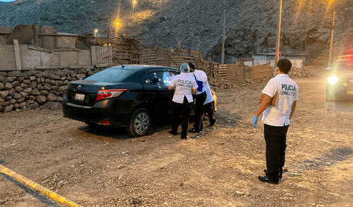 Doble crimen en Pachacamac: hombre y mujer son asesinados de 10 disparos al interior de un auto