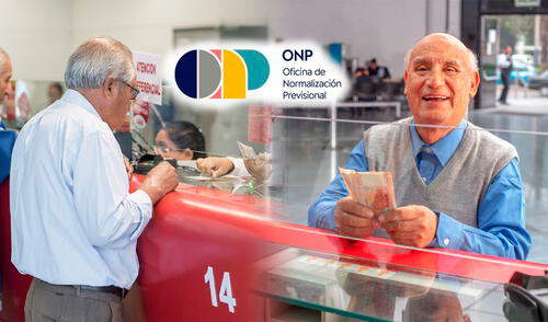 Jubilados de la ONP en Perú pueden hacer el cobro de sus pensiones en el Banco de la Nación.