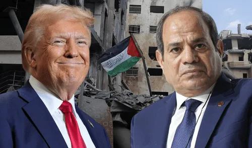 La sugerencia de Trump incluye que EE. UU. tome el control de Gaza y la convierta en la 'Riviera del Medio Oriente'. Foto: Composición LR. La sugerencia de Trump incluye que EE. UU. tome el control de Gaza y la convierta en la 'Riviera del Medio Oriente'. Foto: Composición LR.