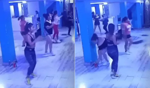 Mujeres intentaron ocultar sus pertenencias, pero fue en vano. Foto: Grecia Infante/La República Robo en Villa El Salvador