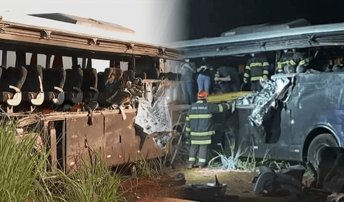 Trágico accidente en Brasil: 12 muertos y 21 heridos en colisión de autobús universitario.