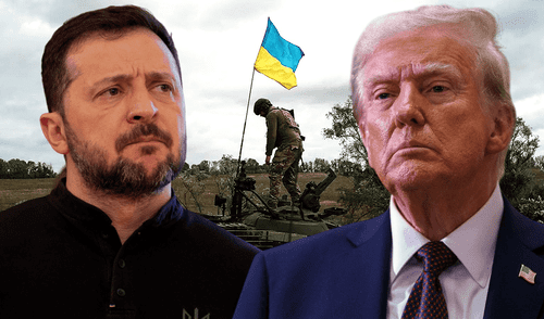 Trump aseguró estar decepcionado con Zelensky por sus insultos y su falta de gratitud pese al respaldo de Washington a Ucrania. Foto: Composición LR.