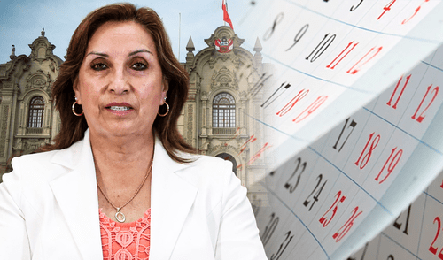 Dina Boluarte insiste en tener un calendario de mentiras. Foto: composición LR Dina Boluarte